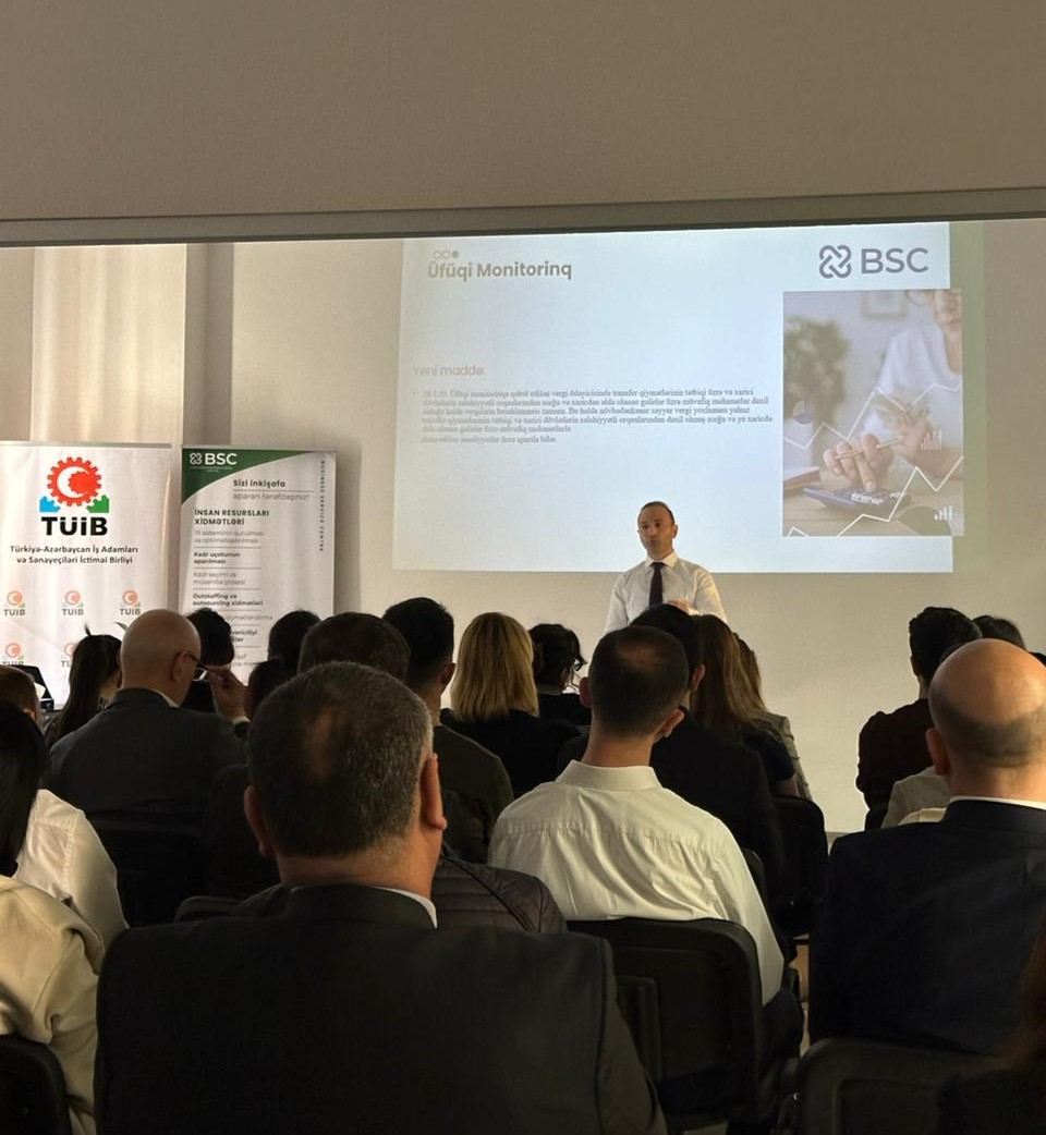 TÜİB-in Vergi, Hüquq və Əmək Münasibətləri Komissiyasının fəaliyyəti çərçivəsində seminar tə.kil olunub.